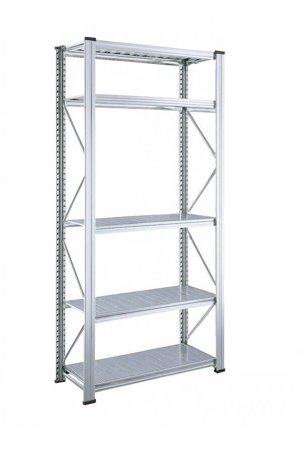 Fachbodenregal UNIRACK | Grundfeld | H 2500 x T 400 x L 1200 mm | 6 Fachböden | Fachlast 145 kg